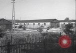Image of liberated Nazi prison camp Germany, 1945, second 6 stock footage video 65675065257