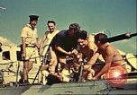 Immagine di La vista del tramonto dalla poppa della nave da guerra britannica Casablanca in Marocco, 1943, secondo 19 filmato di repertorio 65675065275