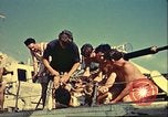 Immagine di La vista del tramonto dalla poppa della nave da guerra britannica Casablanca in Marocco, 1943, secondo 25 filmato di repertorio 65675065275