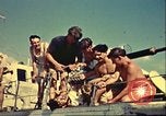 Immagine di La vista del tramonto dalla poppa della nave da guerra britannica Casablanca in Marocco, 1943, secondo 27 filmato di repertorio 65675065275