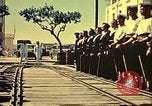 Immagine di La vista del tramonto dalla poppa della nave da guerra britannica Casablanca in Marocco, 1943, secondo 31 filmato di repertorio 65675065275