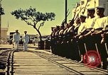 Immagine di La vista del tramonto dalla poppa della nave da guerra britannica Casablanca in Marocco, 1943, secondo 35 filmato di repertorio 65675065275