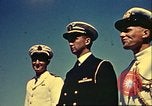 Immagine di La vista del tramonto dalla poppa della nave da guerra britannica Casablanca in Marocco, 1943, secondo 51 filmato di repertorio 65675065275