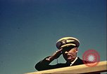 Immagine di La vista del tramonto dalla poppa della nave da guerra britannica Casablanca in Marocco, 1943, secondo 58 filmato di repertorio 65675065275