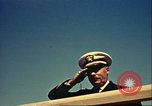 Immagine di La vista del tramonto dalla poppa della nave da guerra britannica Casablanca in Marocco, 1943, secondo 60 filmato di repertorio 65675065275