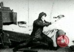 Image of man in gorilla costume West Orange New Jersey USA, 1898, second 32 stock footage video 65675065288