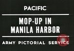 Image 1380th Ingénieurs La baie de Manille Philippines, 1945, de la seconde 4 séquences d'archives historiques vidéo 65675065313