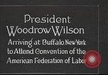 Immagine di Woodrow Wilson Buffalo New York USA, 1917, secondo 1 filmato di repertorio 65675065341
