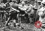 Image of U.S. and French troops celebrate World War 1 armistice France, 1918, second 21 stock footage video 65675065364