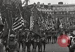 Standbild französische Truppen Frankreich, 1919, aus Sekunde 25 historischem Filmmaterial Videoclip 65675065365