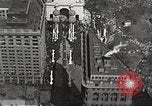 Image of Aerial views of World War I victory parade New York City USA, 1919, second 28 stock footage video 65675065368