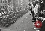 Image of Aerial views of World War I victory parade New York City USA, 1919, second 48 stock footage video 65675065368
