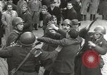 Standbild Generalstreik Rom Italien, 1948, aus Sekunde 60 historischem Filmmaterial Videoclip 65675065370