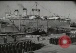 Image of military troops Rome Italy, 1948, second 1 stock footage video 65675065371