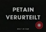 Standbild Marschall Petain Paris Frankreich, 1945, aus Sekunde 3 historischem Filmmaterial Videoclip 65675065380