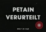 Standbild Marschall Petain Paris Frankreich, 1945, aus Sekunde 5 historischem Filmmaterial Videoclip 65675065380