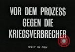 Image of Robert H Jackson Nuremberg Germany, 1945, second 4 stock footage video 65675065381