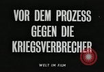 Image of Robert H Jackson Nuremberg Germany, 1945, second 7 stock footage video 65675065381