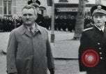 Image of Flag hosting ceremony Paris France, 1945, second 1 stock footage video 65675065406
