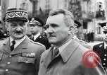 Image of Flag hosting ceremony Paris France, 1945, second 12 stock footage video 65675065406