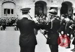 Image of Flag hosting ceremony Paris France, 1945, second 16 stock footage video 65675065406