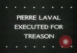 Image Pierre Laval Paris France, 1945, de la seconde 32 séquences d'archives historiques vidéo 65675065417