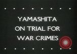Image of Tomoyuki Yamashita Manila Philippines, 1945, second 4 stock footage video 65675065418