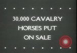 Image of Cavalry horses Nebraska United States USA, 1945, second 4 stock footage video 65675065420