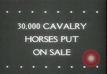 Image of Cavalry horses Nebraska United States USA, 1945, second 5 stock footage video 65675065420