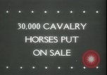 Image of Cavalry horses Nebraska United States USA, 1945, second 6 stock footage video 65675065420