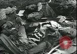 Standbild Die Opfer der Konzentrationslager im Wald Deutschland, 1945, aus Sekunde 40 historischem Filmmaterial Videoclip 65675065440