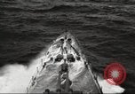 Standbild Task Force 16 mit Doolittle raiders im Gange Zweiten Weltkrieg Pazifik, 1942, aus Sekunde 15 historischem Filmmaterial Videoclip 65675065474