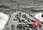 Standbild Task Force 16 mit Doolittle raiders im Gange Zweiten Weltkrieg Pazifik, 1942, aus Sekunde 33 historischem Filmmaterial Videoclip 65675065474