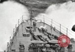 Standbild Task Force 16 mit Doolittle raiders im Gange Zweiten Weltkrieg Pazifik, 1942, aus Sekunde 34 historischem Filmmaterial Videoclip 65675065474