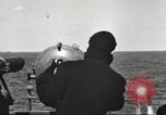Standbild Task Force 16 mit Doolittle raiders im Gange Zweiten Weltkrieg Pazifik, 1942, aus Sekunde 55 historischem Filmmaterial Videoclip 65675065474