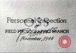 Image of Field Photographic Branch United States USA, 1944, second 7 stock footage video 65675065505