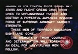 Image of Torpedo Squadron 8 Pacific Ocean, 1942, second 52 stock footage video 65675065512