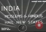 Immagine di Cerimonia di indipendenza Asia, 1947, secondo 6 filmato di repertorio 65675065527