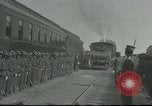 Standbild Botschafter Henry P Fletcher kommt in Mexiko Laredo Mexiko, 1917, aus Sekunde 18 historischem Filmmaterial Videoclip 65675065544