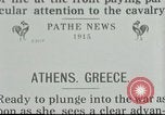 Standbild griechische Soldaten Athen Griechenland, 1915, aus Sekunde 1 historischem Filmmaterial Videoclip 65675065545