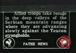 Standbild alliierten Truppen Serbien, 1916, aus Sekunde 1 historischem Filmmaterial Videoclip 65675065547