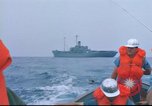 Standbild amerikanische Schiffe Sao Miguel Island Azoren, 1968, aus Sekunde 54 historischem Filmmaterial Videoclip 65675065557