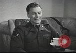 Image of U.S. Airman guest in British home United Kingdom, 1953, second 59 stock footage video 65675065566