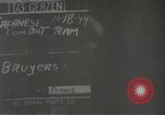 Immagine di Japanese-American 442nd Regimental Combat Team Bruyeres Francia, 1944, secondo 3 filmato di repertorio 65675065582