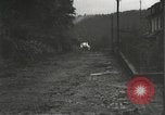 Immagine di Japanese-American fanti mobile attraverso una città Bruyeres Francia, 1944, secondo 33 filmato di repertorio 65675065584