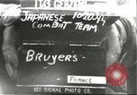 Image of Japanese-American infantrymen Bruyeres France, 1944, second 1 stock footage video 65675065585
