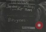 Image of Japanese-American infantrymen Bruyeres France, 1944, second 3 stock footage video 65675065585