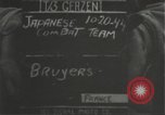 Image of Japanese-American infantrymen Bruyeres France, 1944, second 5 stock footage video 65675065585