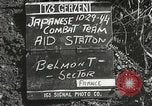 Image poste d'aide médical du 2e Bataillon 442L'équipe de combat régimentaire Belmont France, 1944, de la seconde 4 séquences d'archives historiques vidéo 65675065596