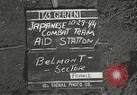 Standbild vorwärts Hilfe Station der 442nd Regimental Bekämpfung Team Belmont Frankreich, 1944, aus Sekunde 1 historischem Filmmaterial Videoclip 65675065597